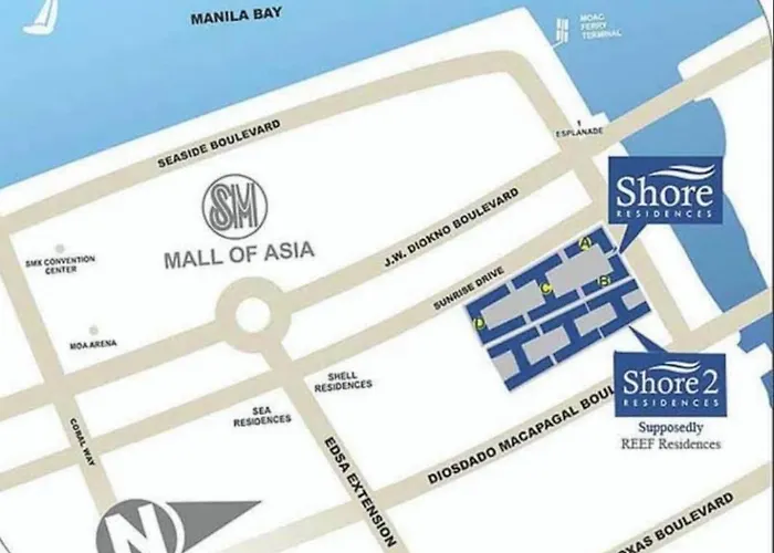 Aparthotel Mall Of Staycation, Located In Shore Residences Pasay Near Airport 3*