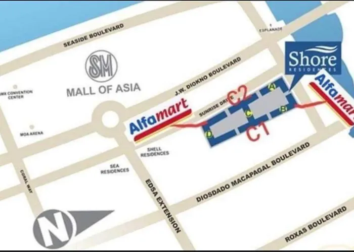 Mall Of Staycation, Located In Shore Residences Pasay Near Airport 3*
